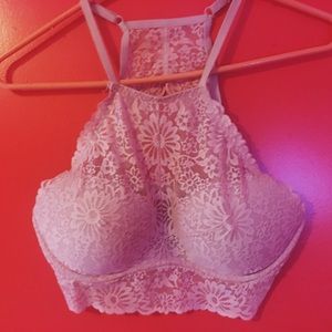 VICTORIA SECRET BLUSH HIGH NECK BRALETTE